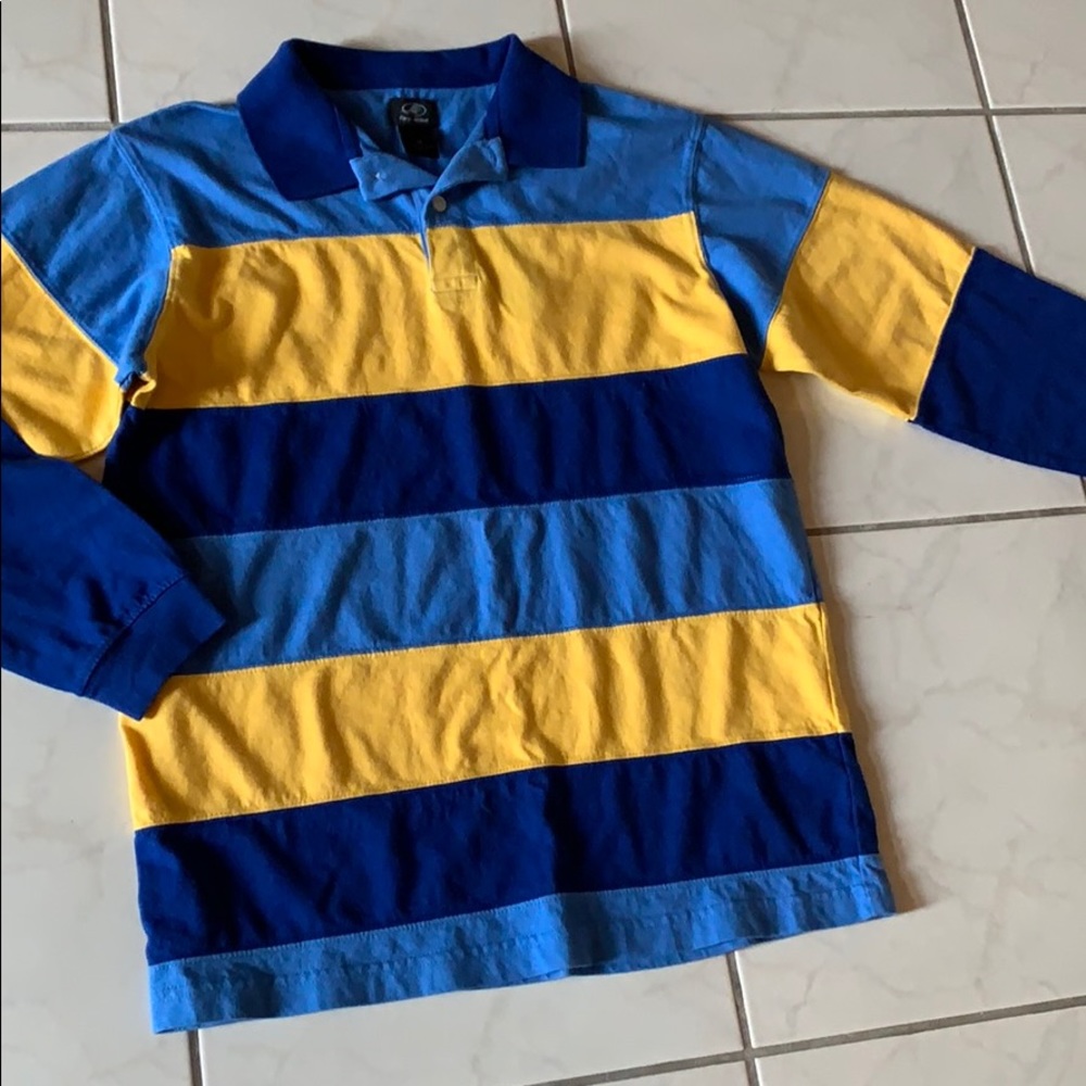 Boys Long-Sleeve polo-style Shirt